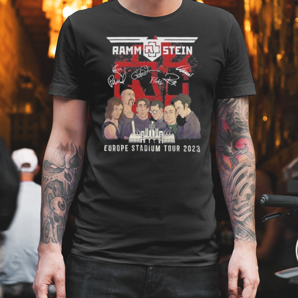 rammstein europe tour 2023 t shirt