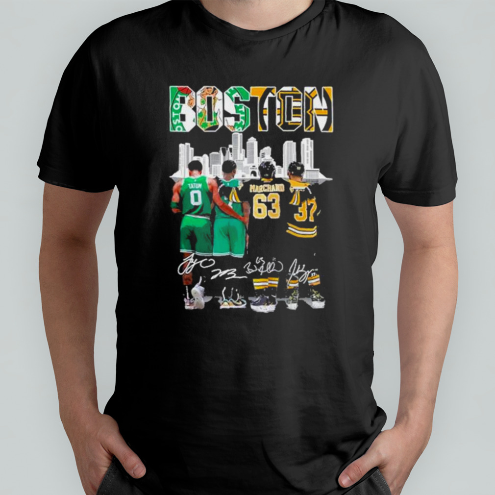 Boston Celtics Jaylen Brown Tatum Marchand Bergeron best graphics T shirts  - Banantees