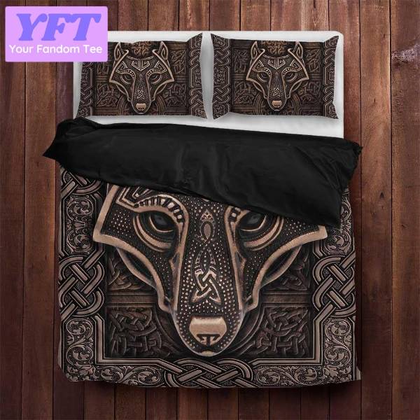Wolf Art Viking Aesthetic 3d Bedding Set