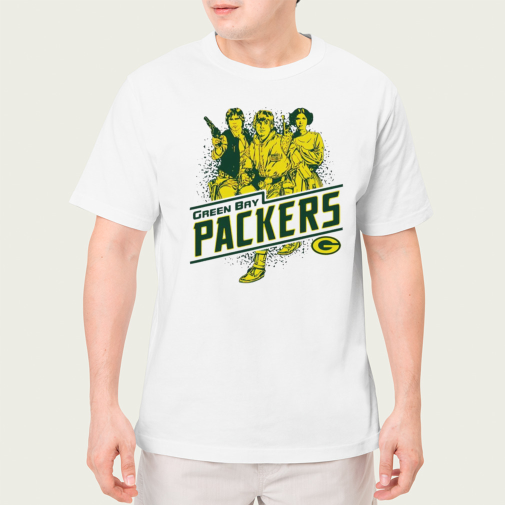 Green Bay Packers stuff Star wars shirt