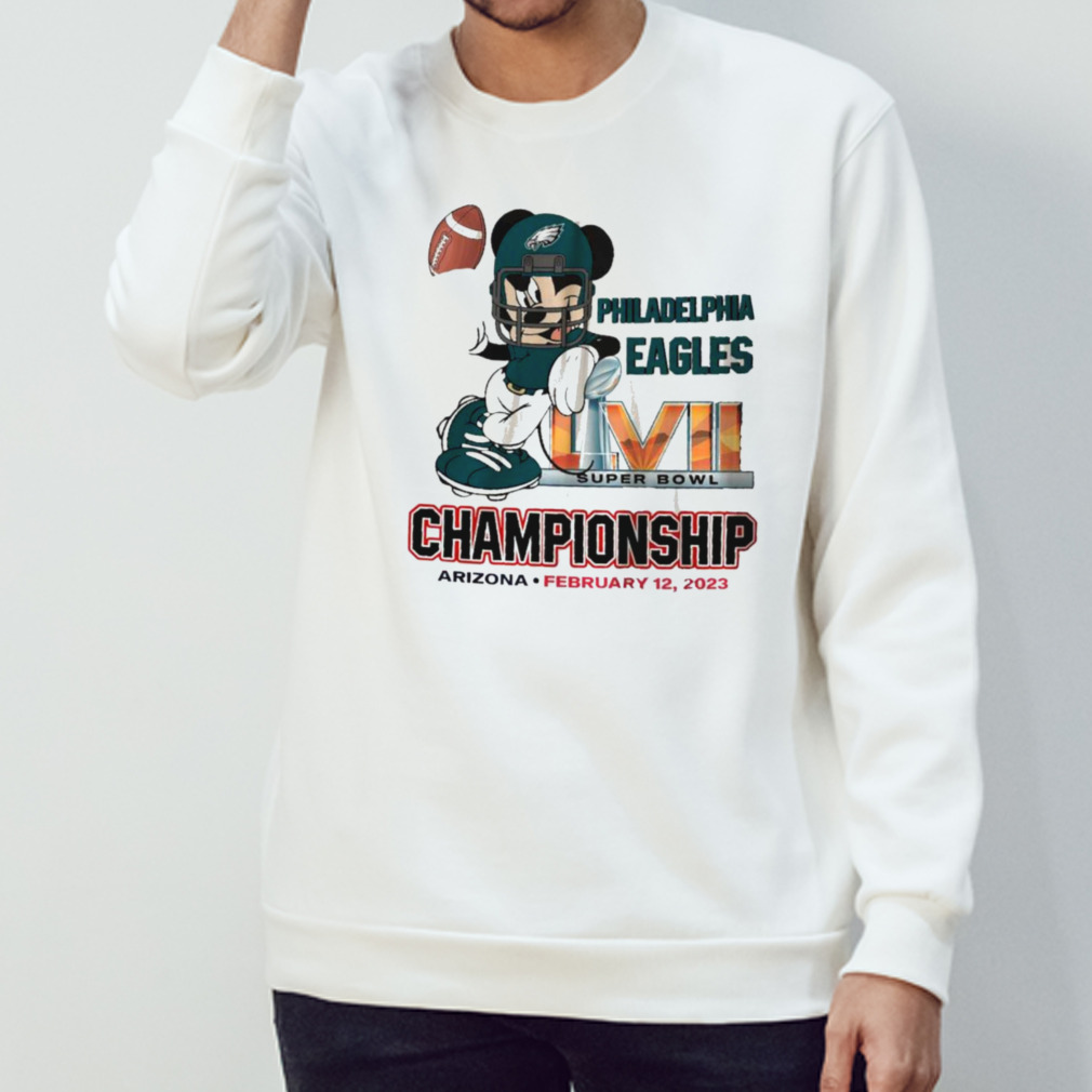 Mickey Mouse Philadelphia Eagles Supperbowll Shirt - High-Quality