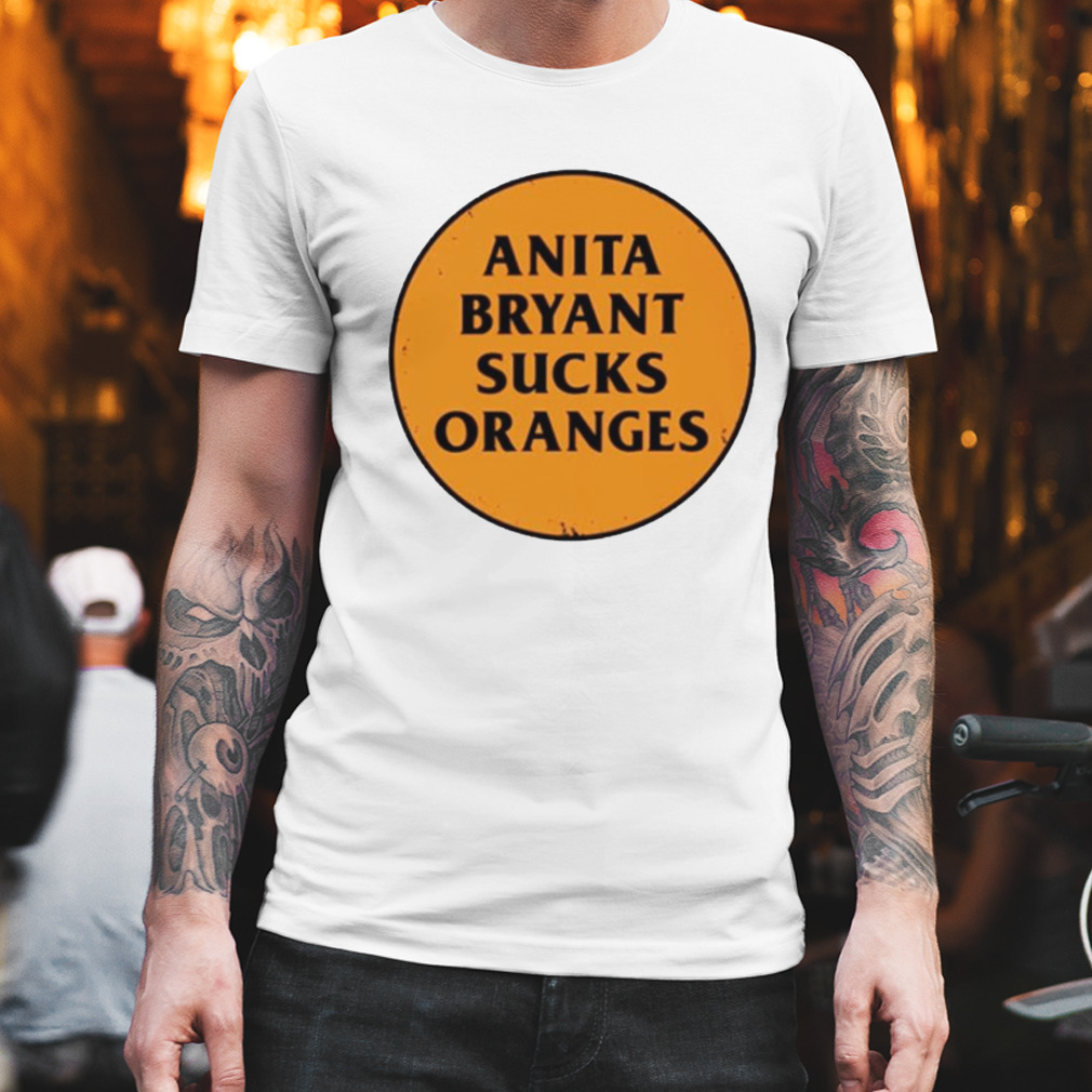Anita Bryant sucks orange shirt