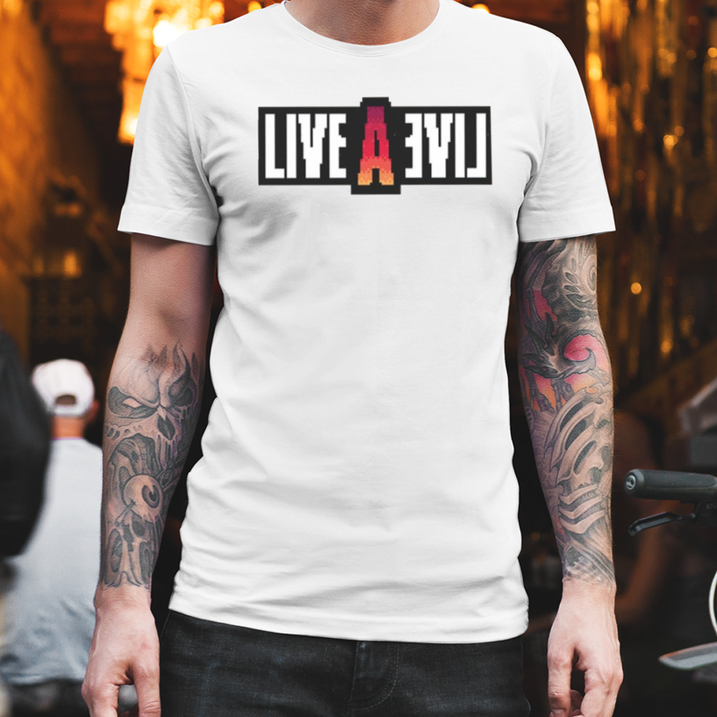 Live A Live Pixel Art Logo shirt