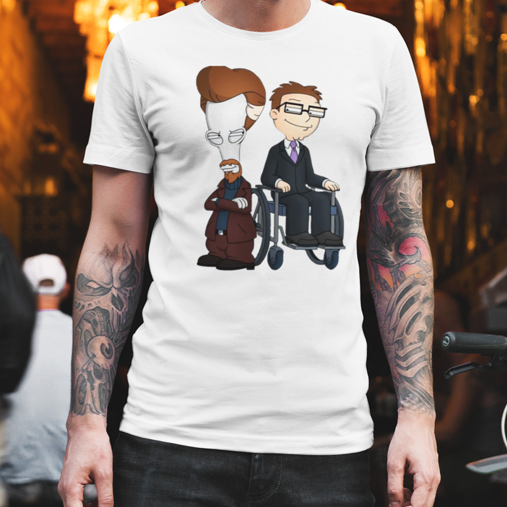 Wheels And The Leg Man American Dad Roger And Steve shirt