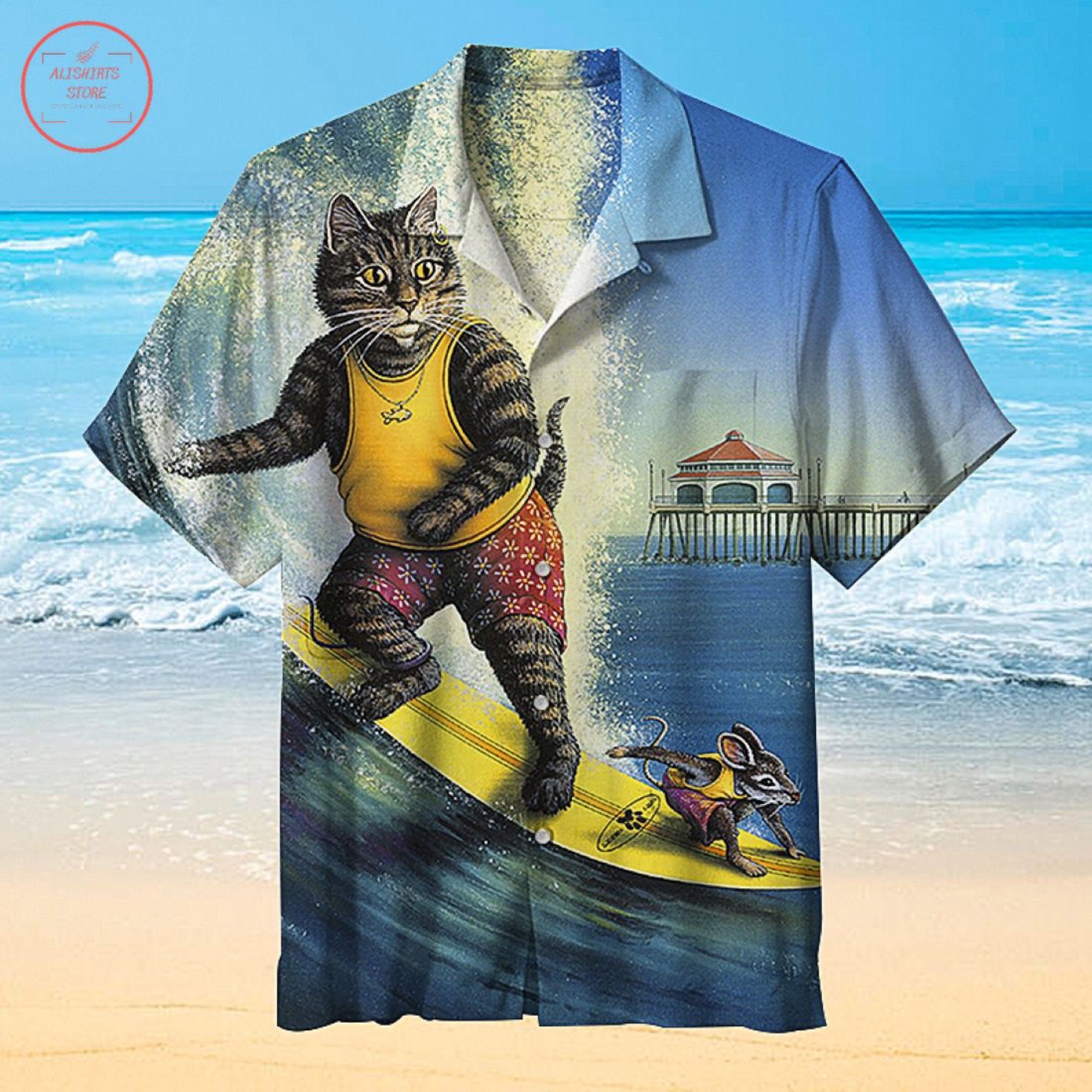 Yogi Bear Pirates Of Caribbean And Friends Holiday Hawaiian Shirt