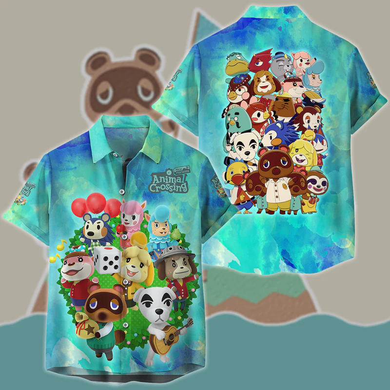 Animal Crossing New Horizons Video Game 3D All Over Print Hawaiian Shirt