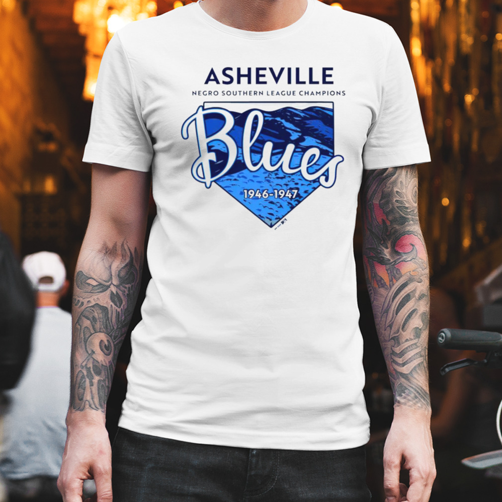 Asheville Blues Negro Southern League Champions shirt