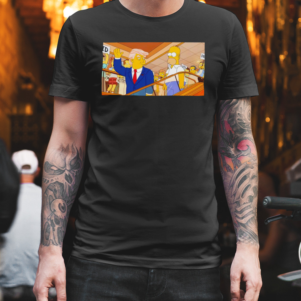 Trump The Simpsons as evidence in Dominion defamation case shirt