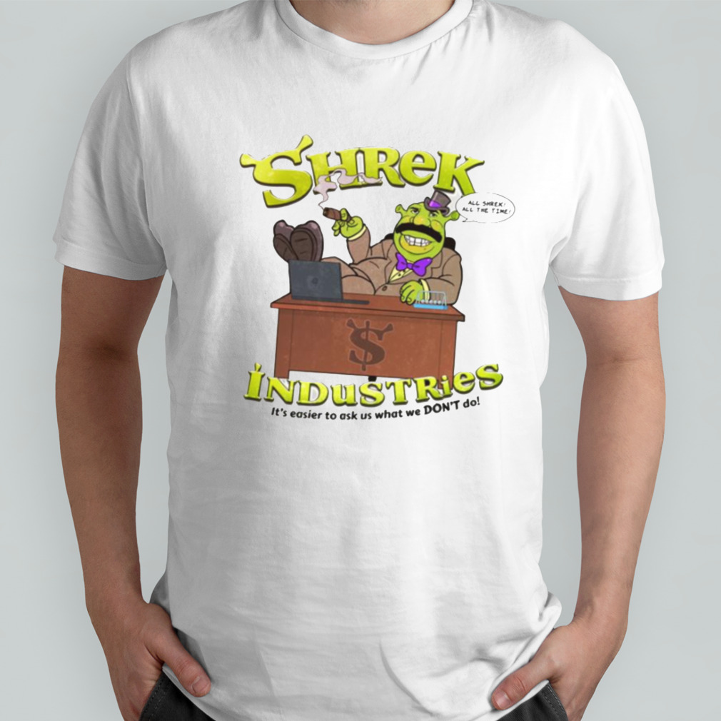 $hrek Industries Cartoon Art Shrek shirt