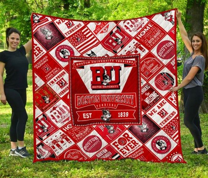 1839 Ncaa Boston University Terriers Collection Collection Quilt Blanket