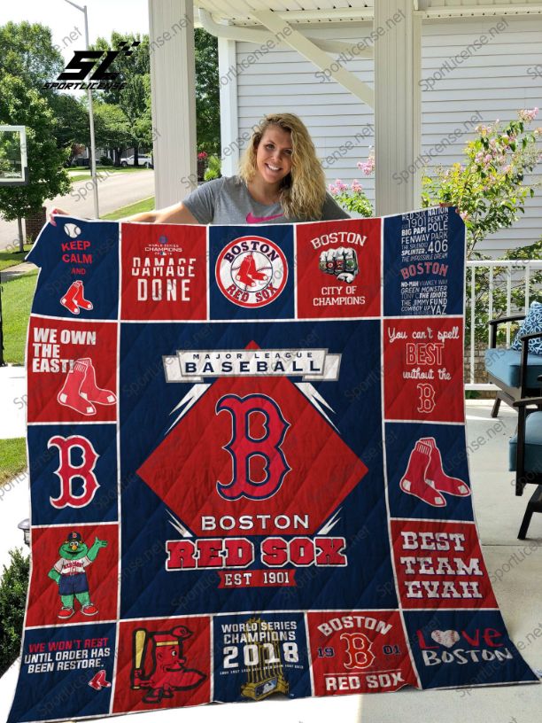 1901 Mlb Boston Red Sox Quilt Blanket