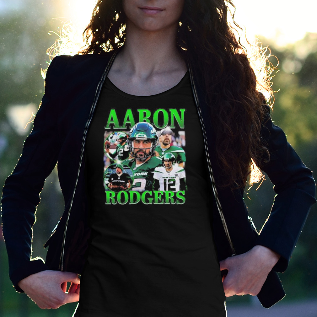 Nfl Aaron Rodgers Classic 90s Graphic Tee New York Jets Shirt