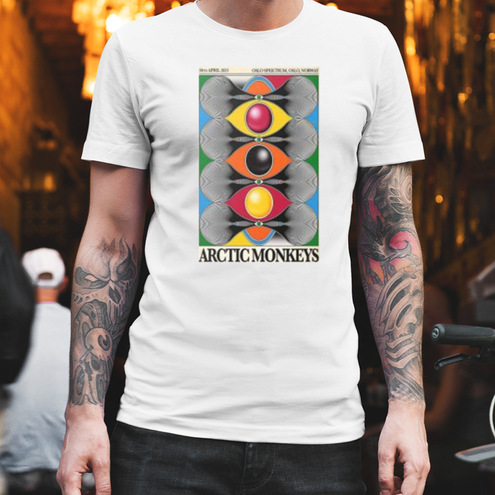 Arctic Monkeys Norway April 30 2023 Oslo Spektrum Poster shirt