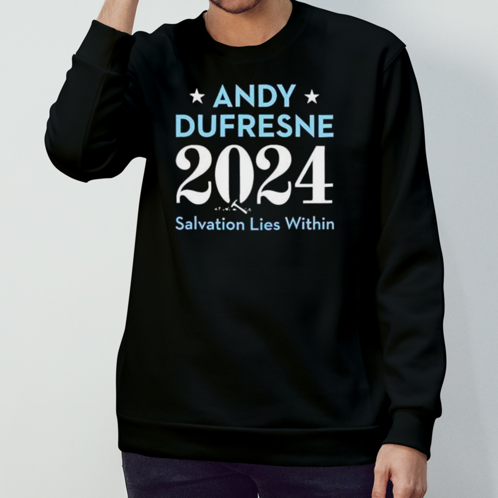 andy Dufresne 2024 salvation lies within shirt