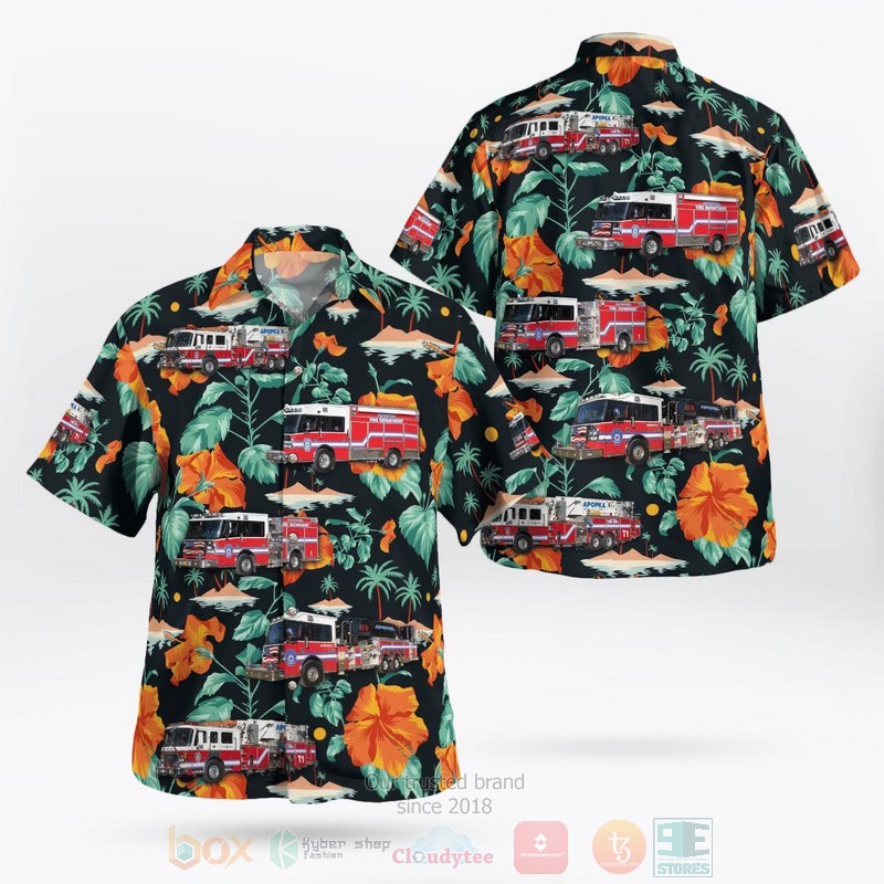 Apopka Fire Department Hawaiian Shirt