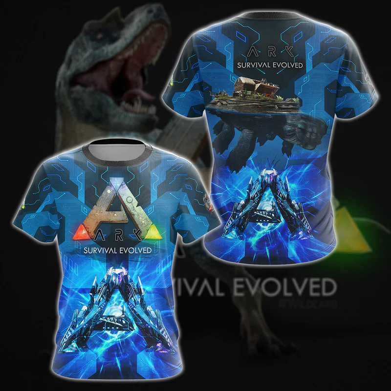 ARK Survival Evolved Video Game 3D All Over Printed T-shirt