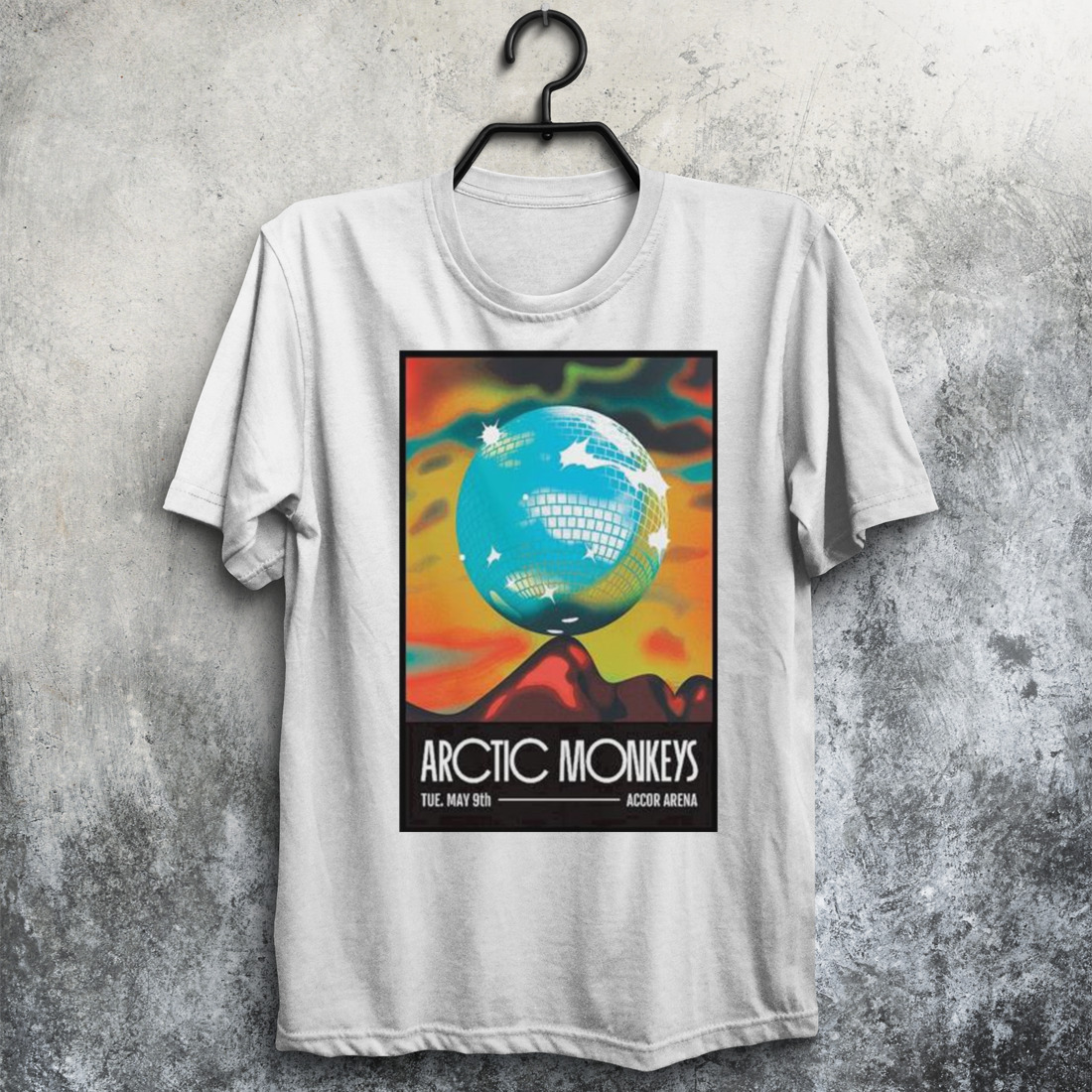 Arctic Monkeys Accor Arena May 9 2023 Paris France Tour Poster shirt