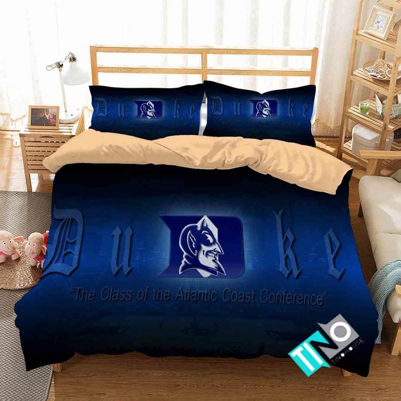 Art NCAA Duke Blue Devils Logo N Bedding Sets