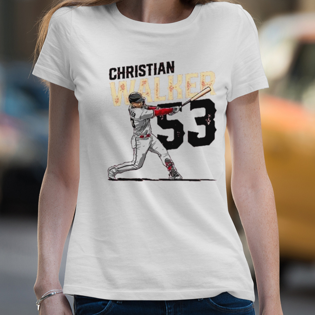 Christian Walker 53 Slugging Arizona Diamondbacks Baseball Shirt