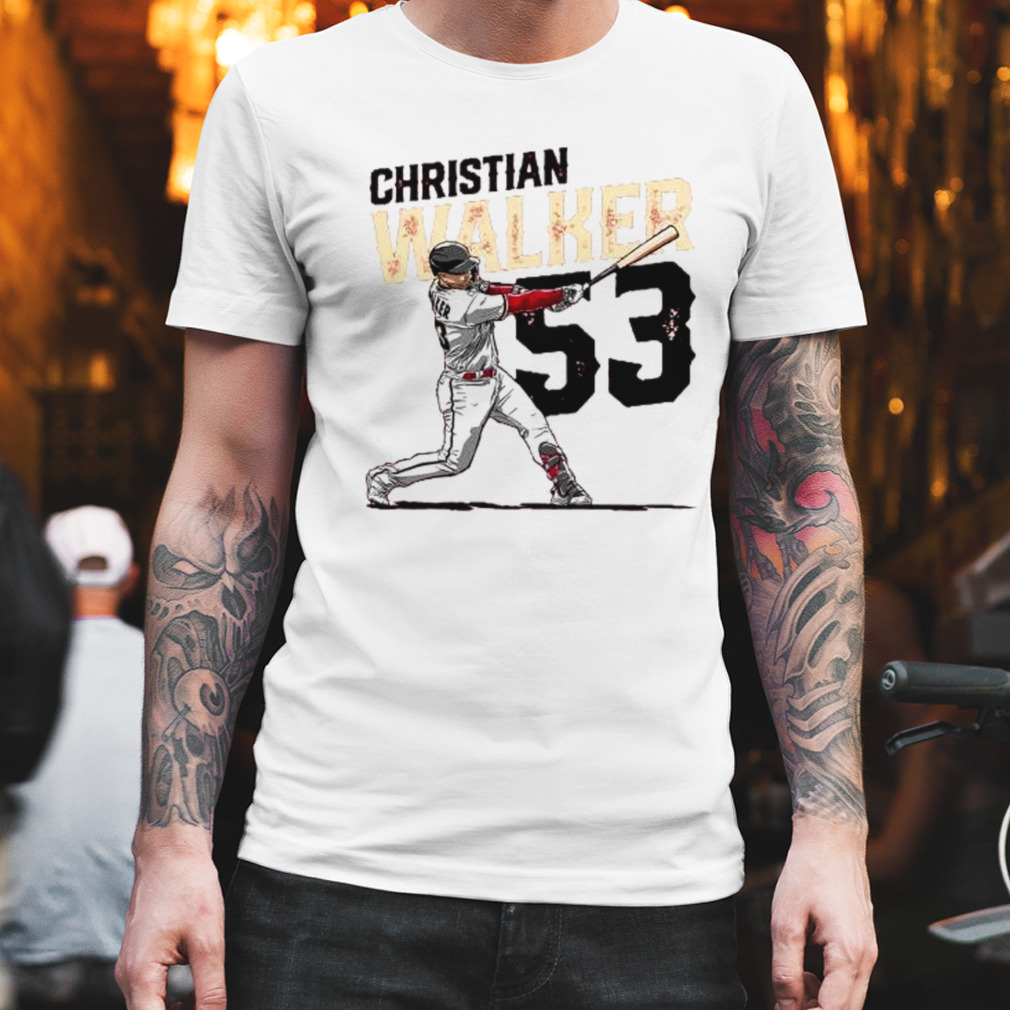 Christian Walker 53 Slugging Arizona Diamondbacks Baseball Shirt