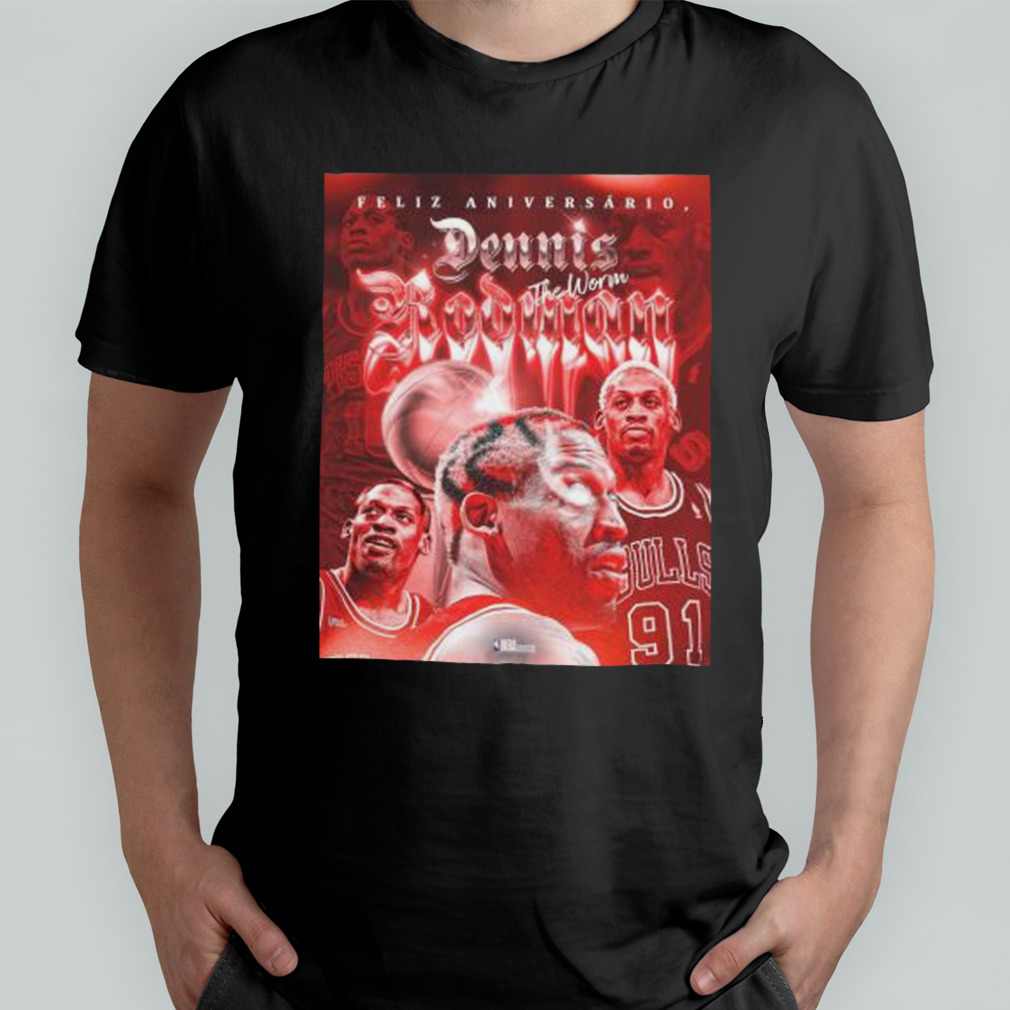 Feliz Aniversario Dennis Rodman The Worm 2023 Shirt