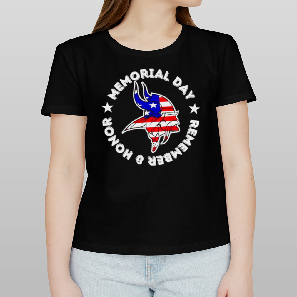 Minnesota Vikings memorial day remember and honor shirt