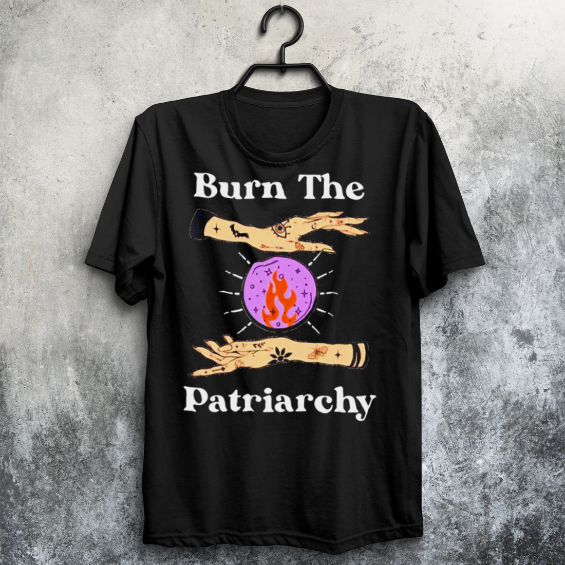 Witch burn the patriarchy shirt