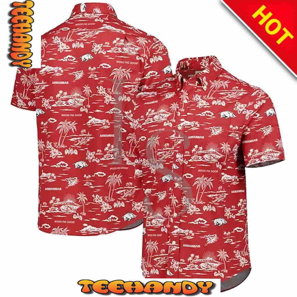Arkansas Razorbacks Island Custom Hawaiian Shirt
