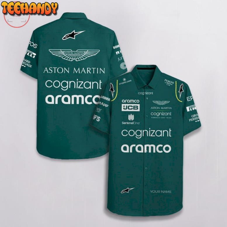 Aston Martin F1 Racing Team Customized Hawaiian Shirt