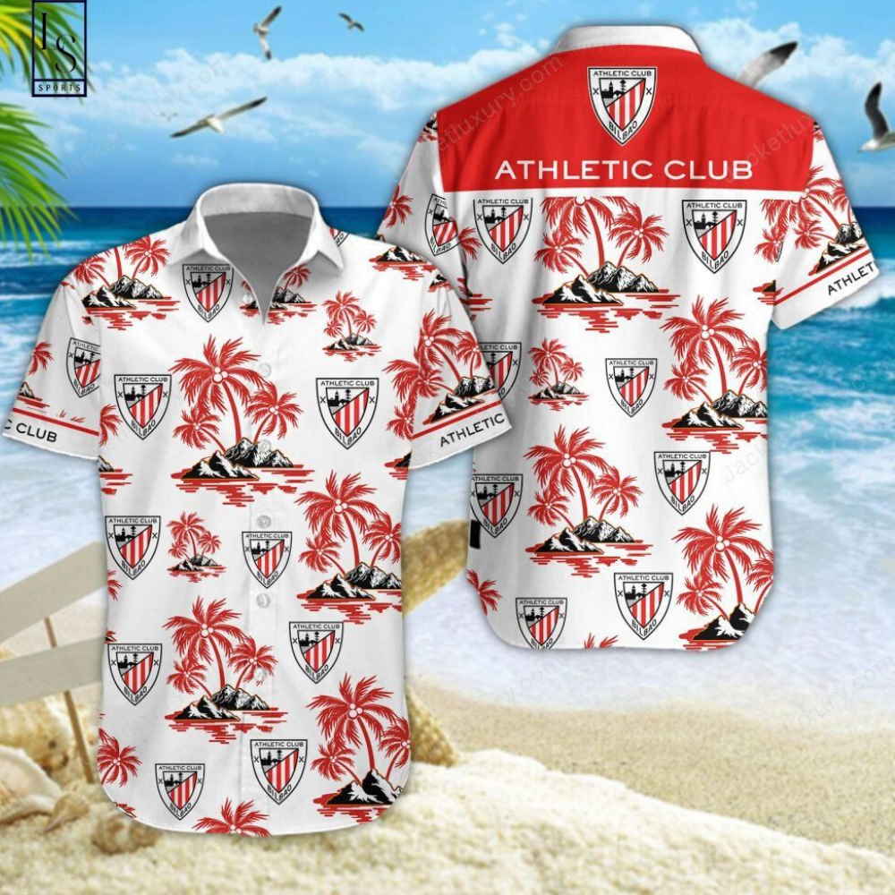 Athletic Bilbao Laliga Hawaiian Shirt