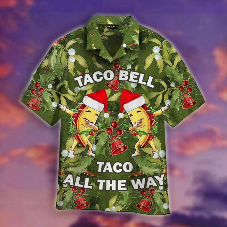 Dabbing Taco Bell Christmas Hawaiian Shirts