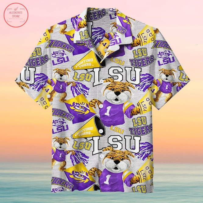 Louisiana State University with Mascots Hawaiian shirt