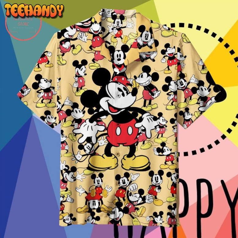Mickey Mouse Collage Art Hawaiian Shirt