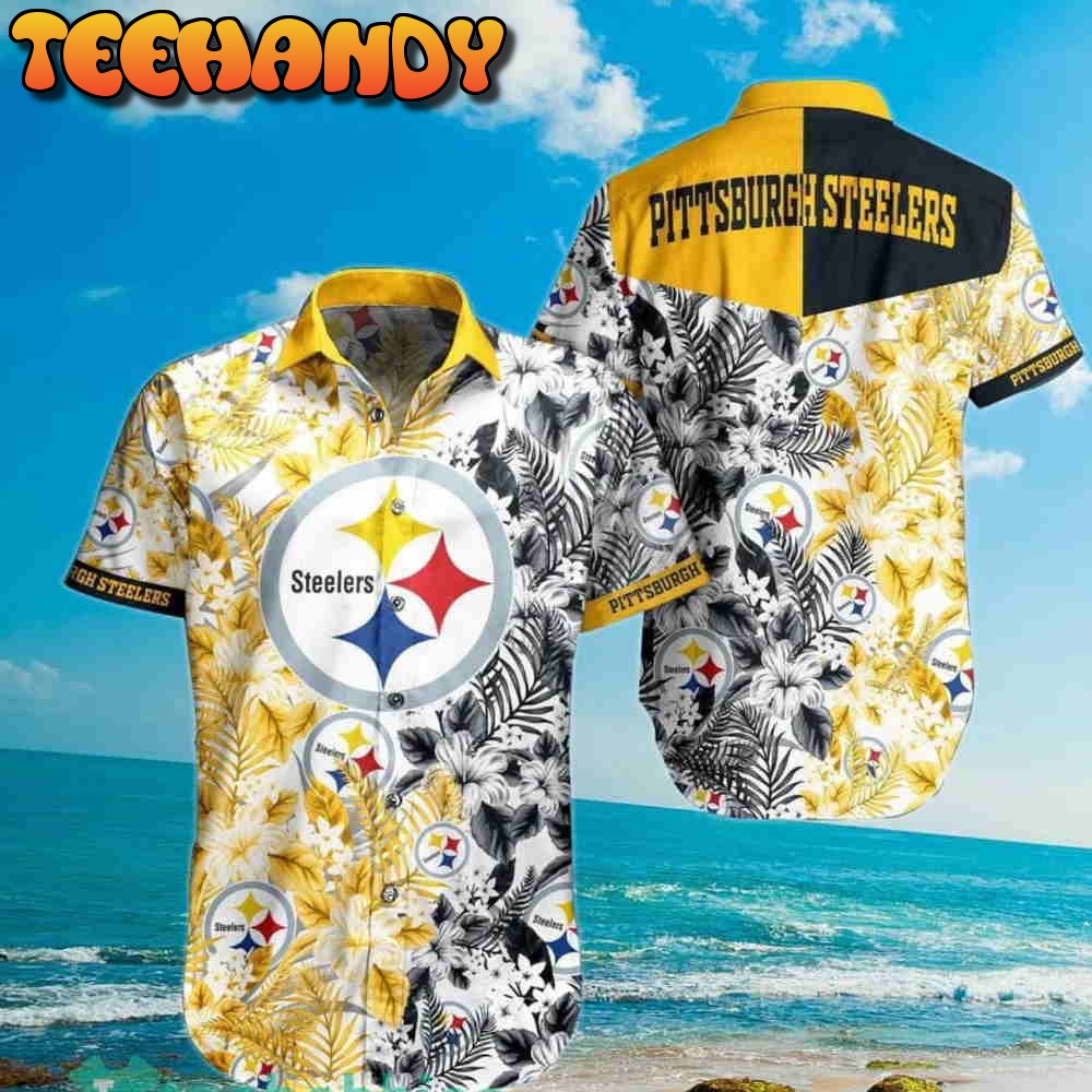 Steelers Hawaiian Shirt Nfl Pittsburgh Steelers Flower For Fans