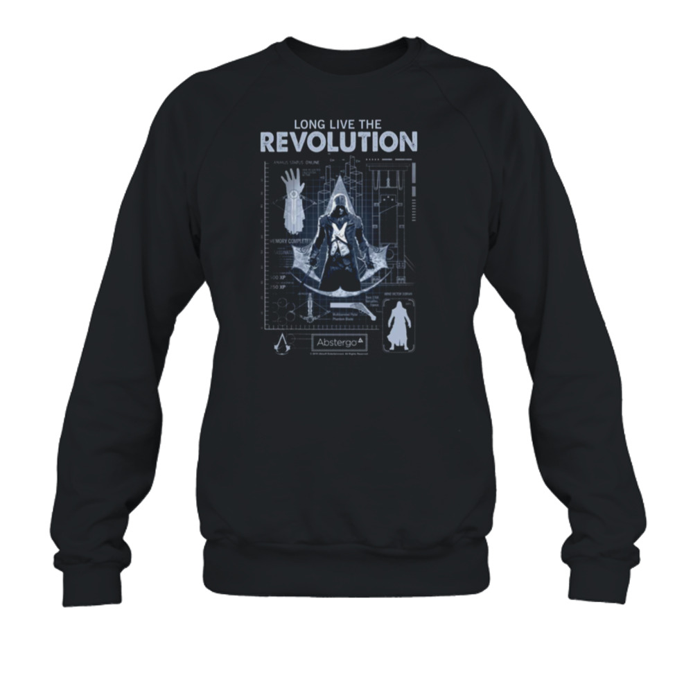 Arno Dorian Long Live The Revolution Assassin’s Creed Unity shirt 5 Crewneck Sweatshirt