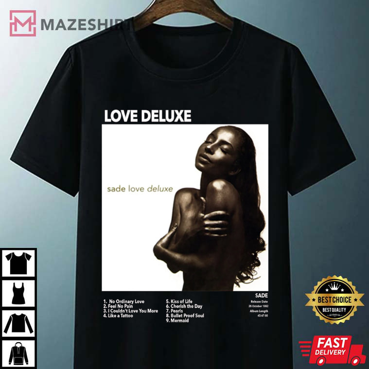 Love Deluxe Sade Vintage 90s Album Cover T Shirt