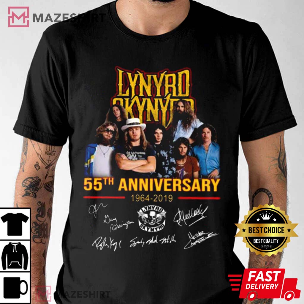 Lynyrd Skynyrd 55th Anniversary 1964-2019 Best T-Shirt