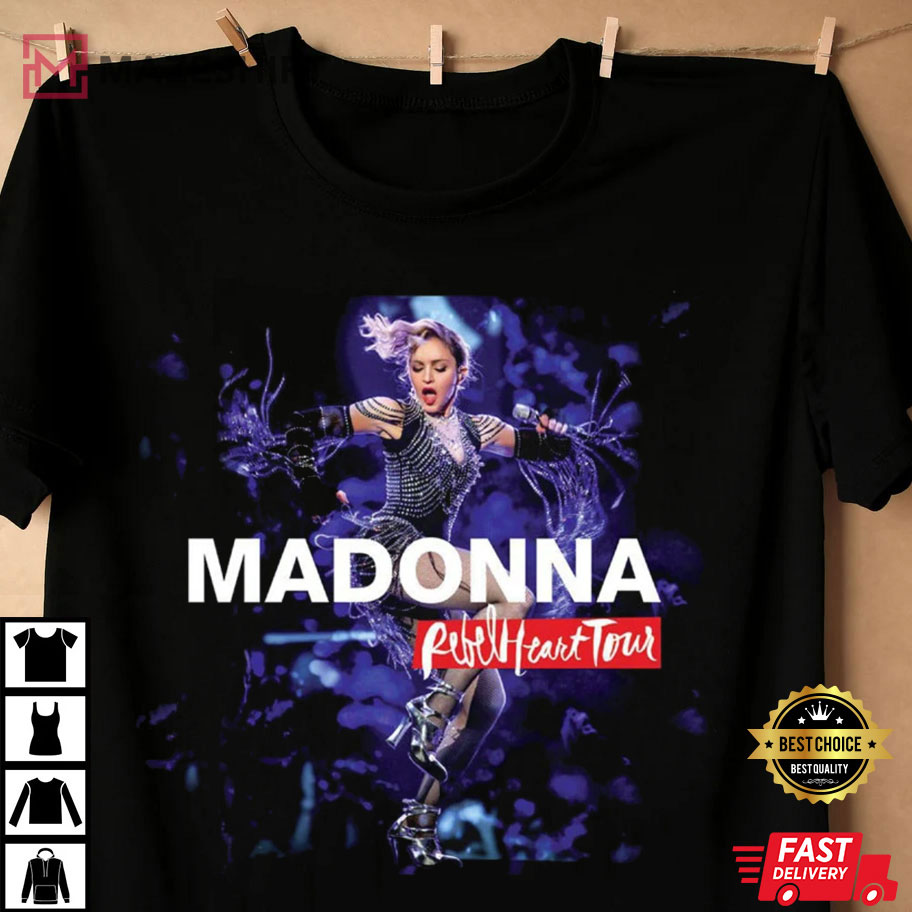 Madonna Queen Of Pop Rebel Heart Tour Gift For Fans T-Shirt