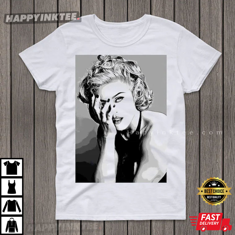 Madonna Retro Vintage 90s Queen Of Pop T-Shirt - Bring Your Ideas