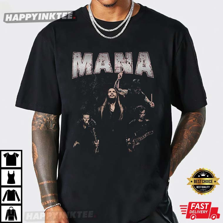 Mana Brand Unisex Music Fan Gift Vintage T-Shirt - Bring Your Ideas, Thoughts And Imaginations Into Reality Today