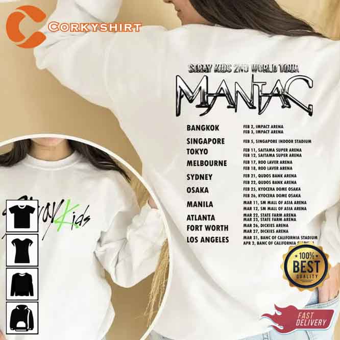 Maniac World Tour 2023 Sweatshirt