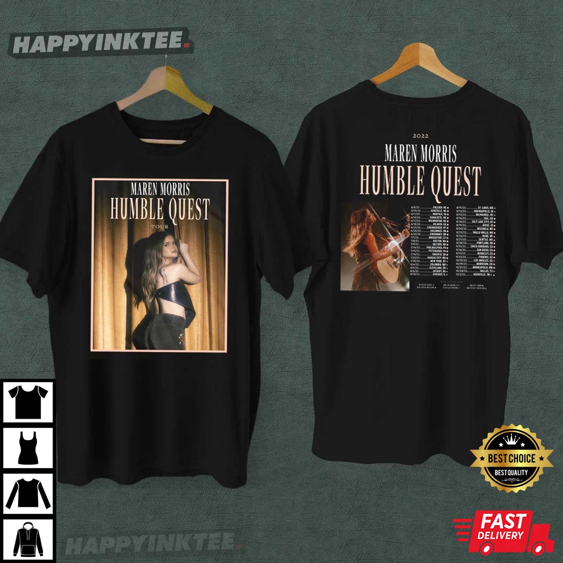 Maren Morris Humble Quest Tour 2022 Best T-Shirt