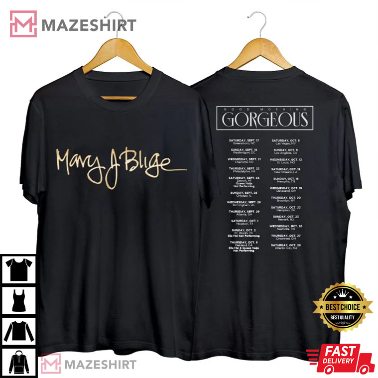 Mary J Blige My Life Album Cover T-Shirt White