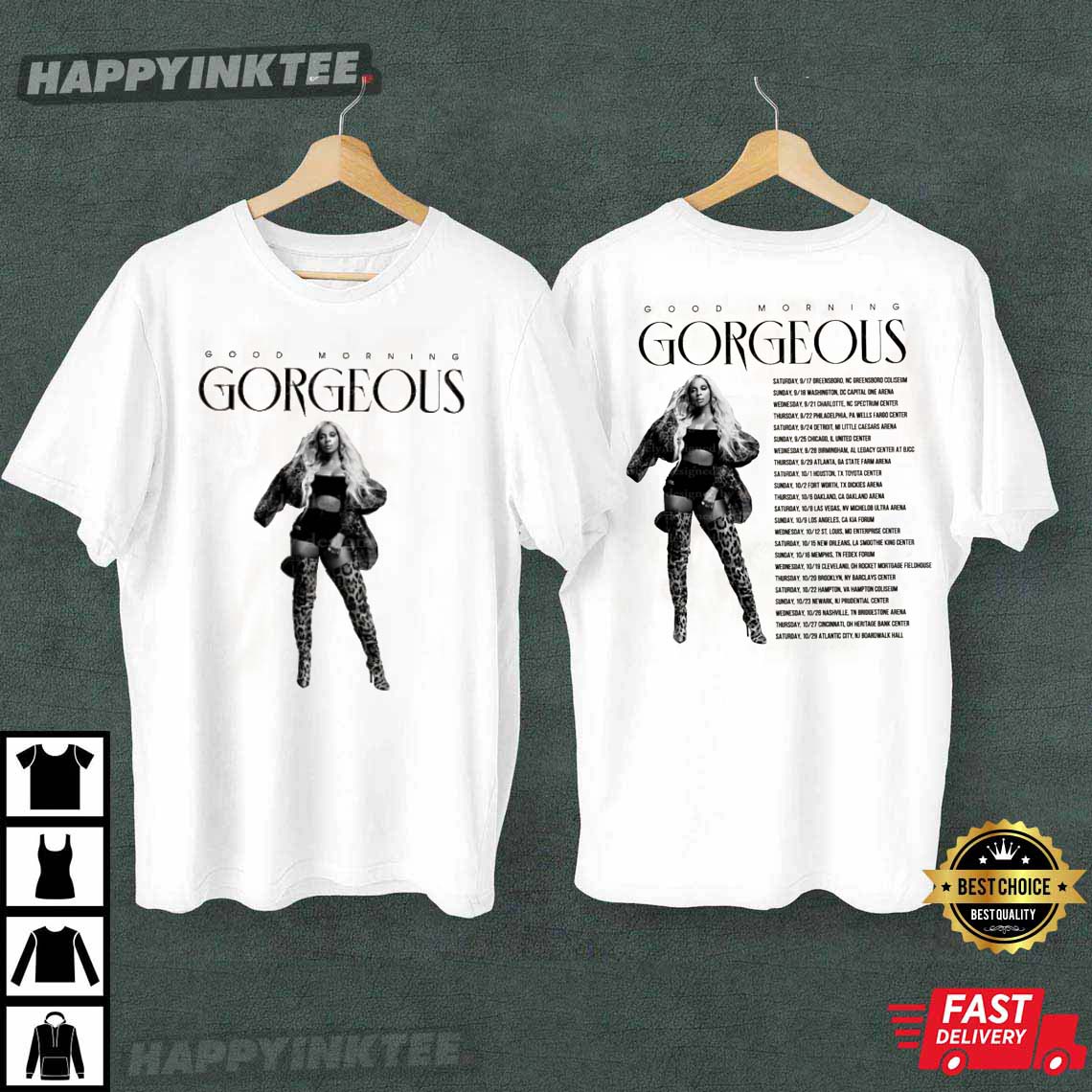 Mary J Blige Good Morning Gorgeous Tour T-Shirt