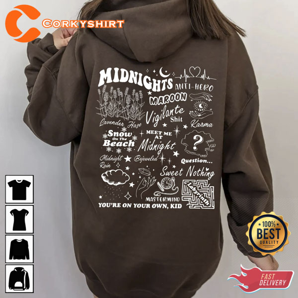 Meet Me At Midnight The Eras Tour 2023 Hoodie