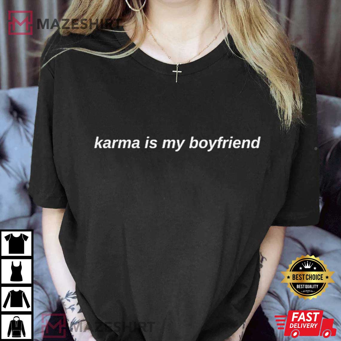 Midnights Album Shirt, Karma Is My Boyfriend Best T-Shirt