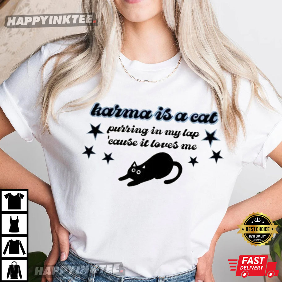 Midnights Karma Is A Cat T-Shirt