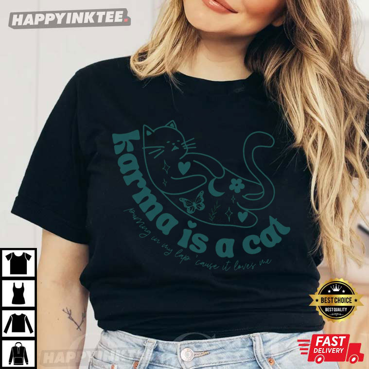 Midnights Karma Is A Cat Taylor's Song T-Shirt