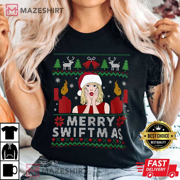 Midnights Merch Christmas Home Alone Style Best T-Shirt