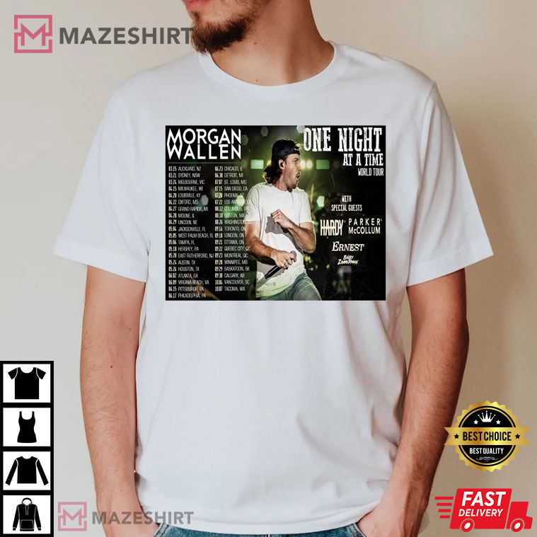 Morgan Wallen One Night At A Time Tour Best T-Shirt